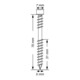 Spax Zylinderkopf T-STAR+ 5,0x70/31,0 A2 Fixgewinde
