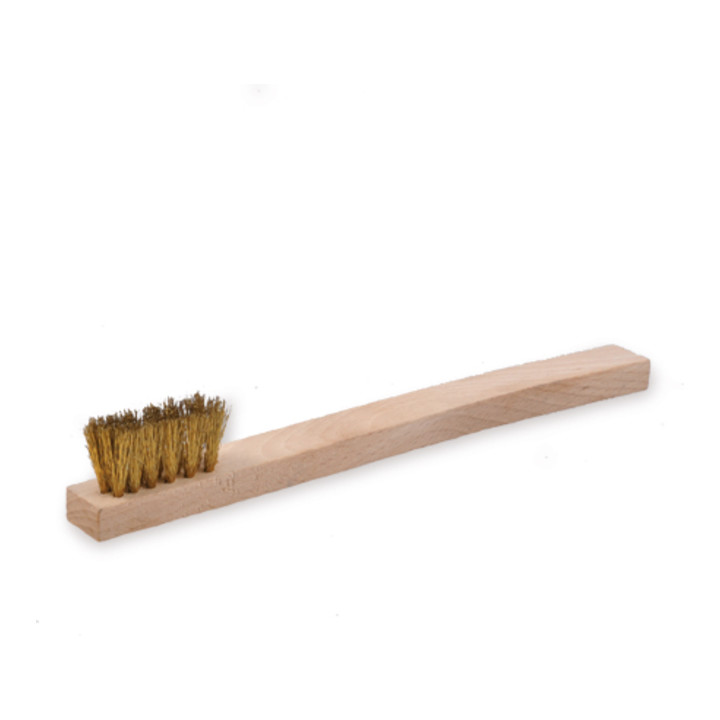 Osborn Spazzola per candele - lunghezza di lavoro 45mm, filo di ottone crimpato 0,20mm T18 corpo in legno 189x18 / 3x6 file