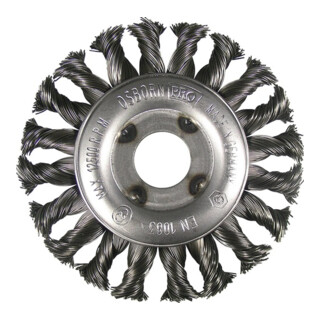 Osborn Spazzola rotonda Ø125mm Spessore del filo 0,35mm STA 13mm