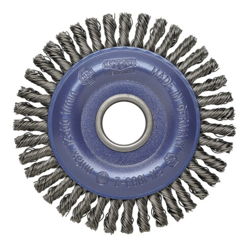 Osborn Spazzola rotonda Ø125mm Spessore del filo 0,35mm STA 6mm 12500min-¹