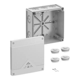 Spelsberg Boîte de dérivation Abox Pro 160-L IP66/IP67/IP69 gris 182 × 182 × 90 mm