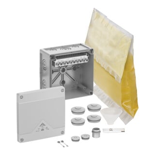 Spelsberg Boîte de dérivation Abox Pro XT-10² gris IP68 152 × 152 × 85 mm