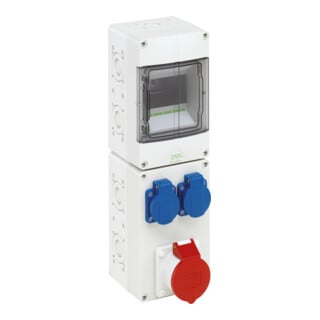 Spelsberg Combinaison de prises CEE STV 512-S IP44 125 × 400 × 122 mm