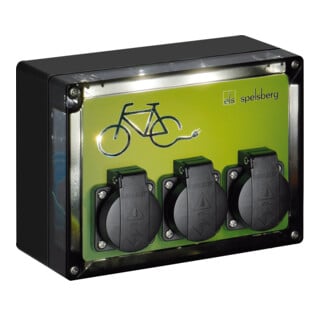 Spelsberg Fahrradladestation TG BCS 3 LED schwarz IP44
