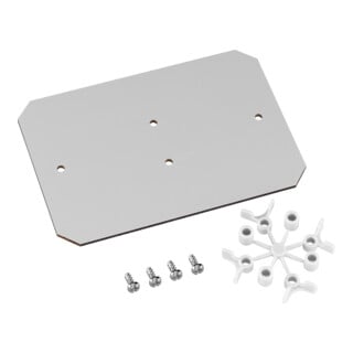 Spelsberg Plaque de montage TK MPI-1813 100 x 146 x 2,5 mm gris