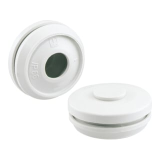 Spelsberg Raccord double membrane DMS M25 fermé IP66 blanc 29,7 x 29,7 x 13,6 mm