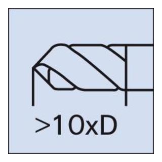 Spiralb. D1869TF HSS 10,0x340mm FORMAT