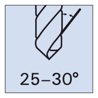 Spiralb. D345N HSS 18,25mm MK gesch. Gühring