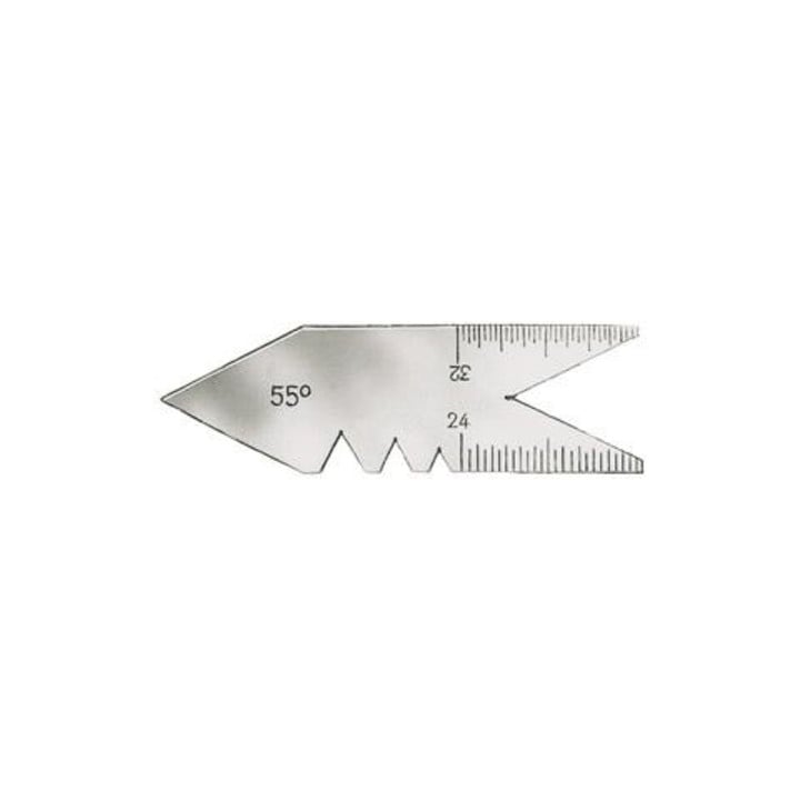 Spitzgew. Stahllehre 55Gr. FORMAT