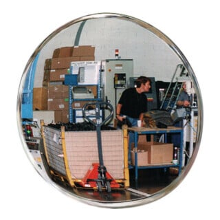 SPL Kontroll-/Sicherheitsspiegel D.400mm Beobachterabstand 4m für innen m.Halterung