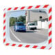 SPL Miroir de circulation H400×I600mm plastique, rouge/blanc pour 2 directions 9m-1