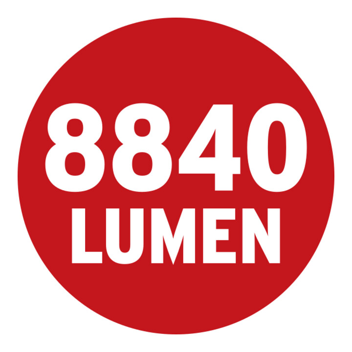 Spot à LED de Brennenstuhl JARO 9050 (100W, 8840lm, 6500K, IP65, luminaire extérieur à LED pour montage mural en aluminium)