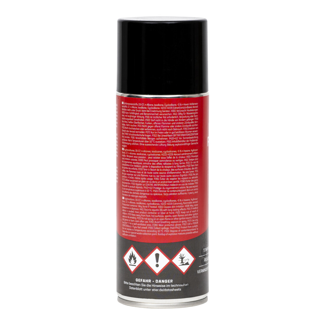 Spray de graisse blanche avec PTFE STIER, lubrification longue durée 400 ml