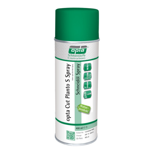 Spray d'huile de coupe spécial Cut Planto Spray 400 ml bombe aérosol OPTA