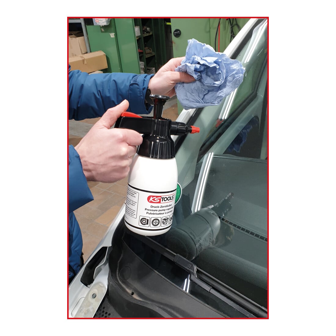 Spray pour les nettoyants de freins KS Tools, 1 l
