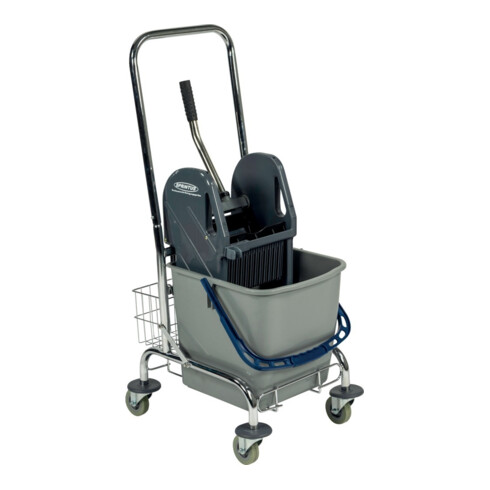 Sprintus Reinigungswagen Eimer 27l, Presse, Ablagekorb STA