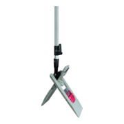 Sprintus Set de nettoyage support pour mop, manche télescopique alu, mop microfibre blanc 500x1450 mm
