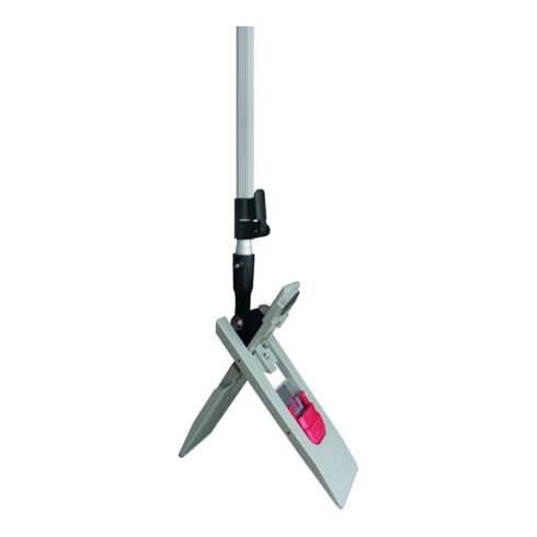 Sprintus Wischset Mopphalter, Alu-Teleskopstiel, Mopp Mikrofaser weiß B500xL1450mm