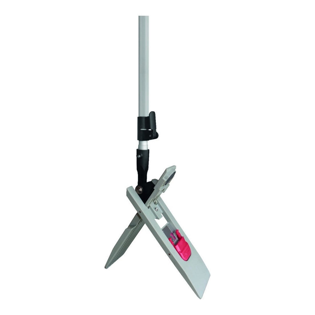 Sprintus Wischset Mopphalter, Alu-Teleskopstiel, Mopp Mikrofaser weiß B500xL1450mm