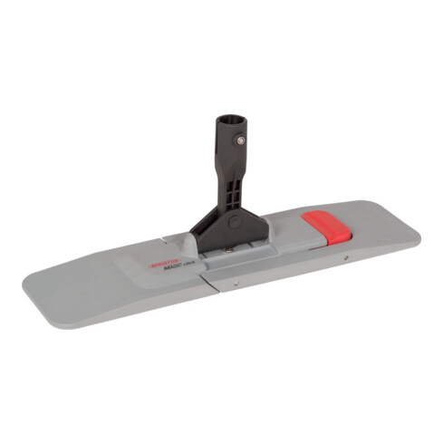 Sprintus Wischset Mopphalter, Alu-Teleskopstiel, Mopp Mikrofaser weiß/blau B400xL1450mm
