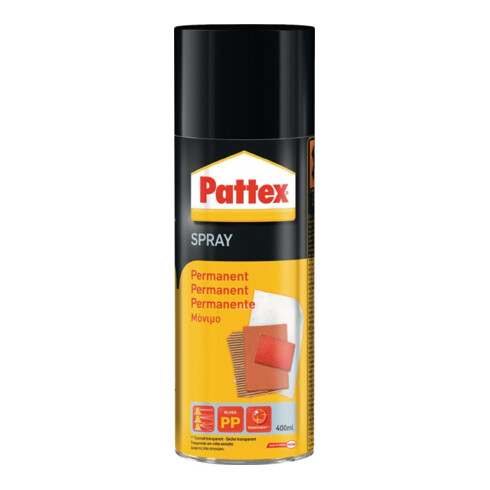 Sprühkleber Powerspray permanent transp./leicht beige 400 ml Spraydose PATTEX