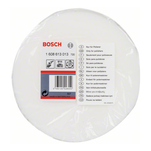 Bosch Spugna per lucidatura con filettatura M 14 per lucidatrice 160 mm