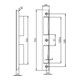 SSF Plaque de fermeture W 170x20x8 mm Entrée sans fixation Acier inoxydable-2