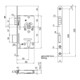 SSF ZT-prise mâle PZW 20/ 55/72/8mm DIN R argent ktg.Kl 2 zinc moulé sous pression-3