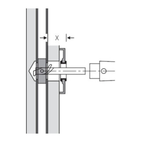 Stabil-Wechselstift ASL® 4-KT.8/10x70mm STA verz.abg.FSB