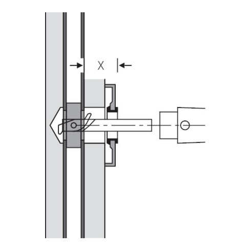 Stabil-Wechselstift ASL® 4-KT.8/10x80mm STA verz.abg.FSB