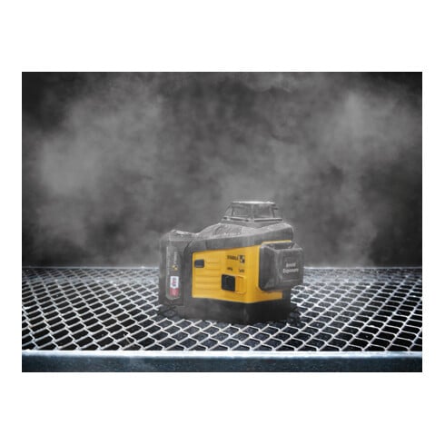 STABILA 12-V-System Kreuzlinienlaser LAX 600 G, selbstnivellierend, 3 x 360° grüne Laserlinien, max. Reichweite: 40 m, Tragekoffer, Universal- und Wandhalterung (ohne Akku und Ladegerät)