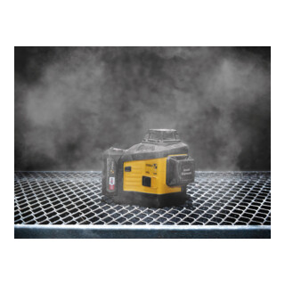 STABILA 12-V-System Kreuzlinienlaser LAX 600, selbstnivellierend, 3 x 360° rote Laserlinien, max. Reichweite: 30 m, CAS-Akku und -Ladegerät (EU), Universal- und Wandhalterung, Tragekoffer