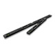 STABILA 196-2 Dark Shadow, 2-teiliges Wasserwaagen-Set: 61 cm / 122 cm, edle Anthrazit-Mattbeschichtung, extrasteifes Alu-Profil, stoßdämpfende Endkappen, integrierte Rutsch-Stopper, Made in Germany-1