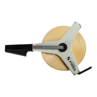 STABILA Bandmaß BM 42 G, Glasfaser-Messband, mit Universalhaken