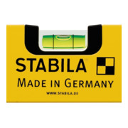 STABILA CLASSIC SET 70, set de 3 niveaux à bulle : 100 cm, 60 cm, 40 cm, profilé léger en aluminium, Made in Germany