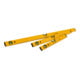 STABILA CLASSIC SET 70, set de 3 niveaux à bulle : 100 cm, 60 cm, 40 cm, profilé léger en aluminium, Made in Germany