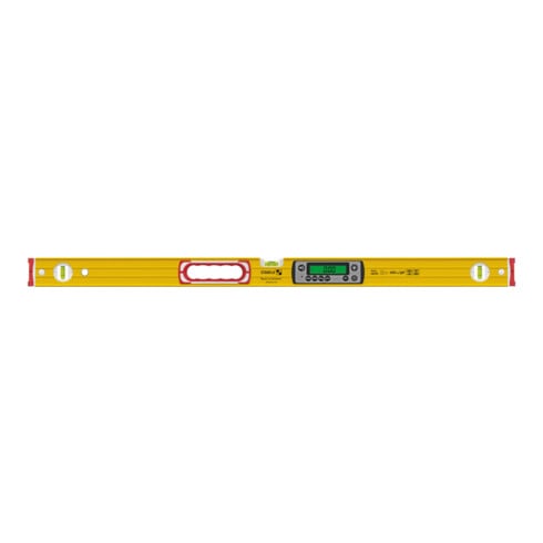 STABILA Digitale Wasserwaage TECH 196 DL, 100 cm, wasser- und staubdicht nach IP 67, 2 Digital-Displays, kalibrationsfrei, Anzeige-Modi: °, %, mm/m, in/ft, Tasche