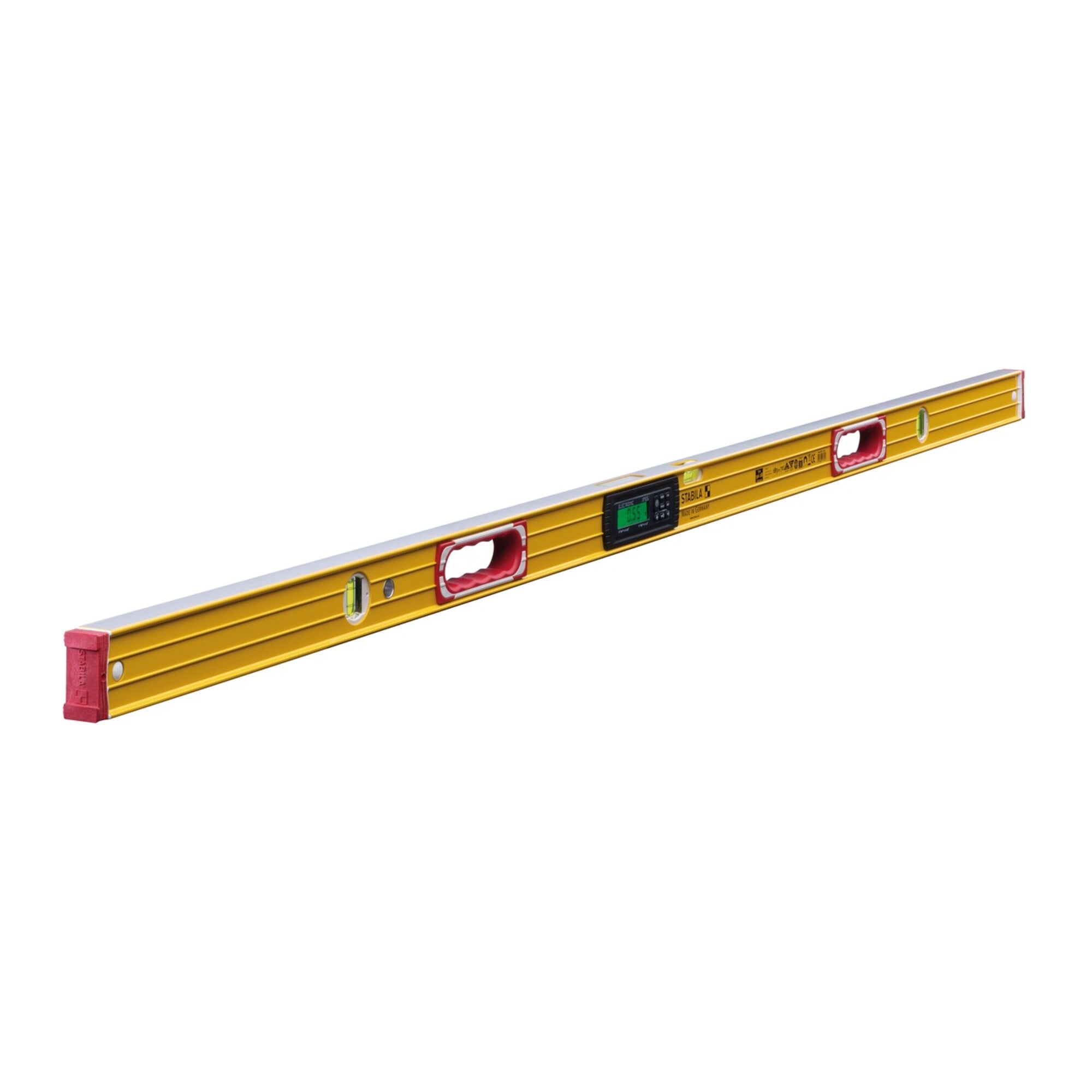 STABILA Elektronik-Wasserwaage TECH 196 M electronic IP 65 183 cm mit Seltenerd-Magnetsystem und 2 Digital-Displays
