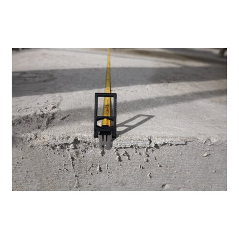 STABILA Flessometro con struttura LBM 1000 nastro in fibra di vetro con scala metrica, gancio universale