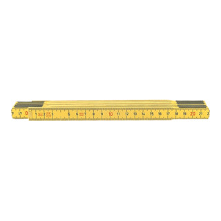 Stabila Holz-Gliedermaßstab gelb 2 m
