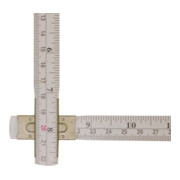 STABILA Holz-Gliedermaßstab Type 1607, 2 m, weiß, Mischskala (metrisch/imperial)