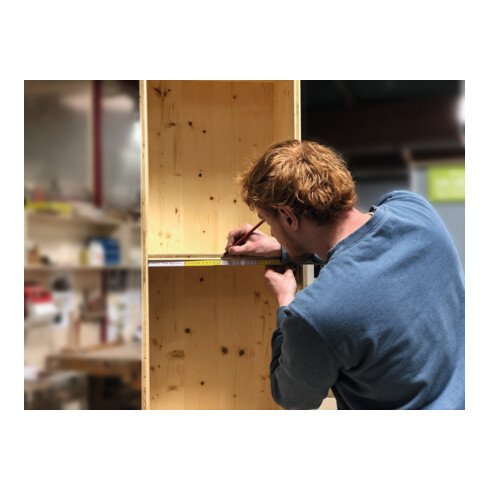 STABILA Holzgliedermaßstab 607 L.2m hellgelb Buchenholz Genauigk.III