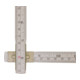 STABILA Houten meetlat Type 1607, 2 m, wit, gecombineerde schaal (metrisch/imperiaal)-1