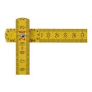 STABILA Houten meetlat Type 707, 2 m, geel, metrische schaal-1