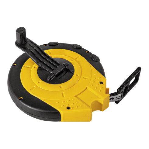 STABILA Kapselbandmaß LBM 2000 Stahlband mit metrischer Skala, Universalhaken