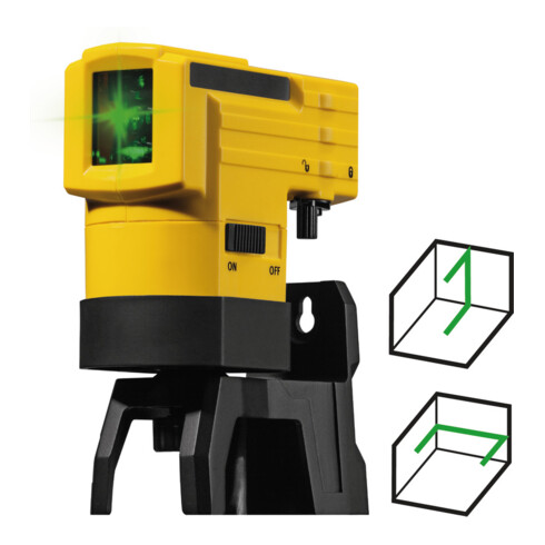 STABILA Kreuzlinien-Laser LAX 50 G 3-teiliges Set