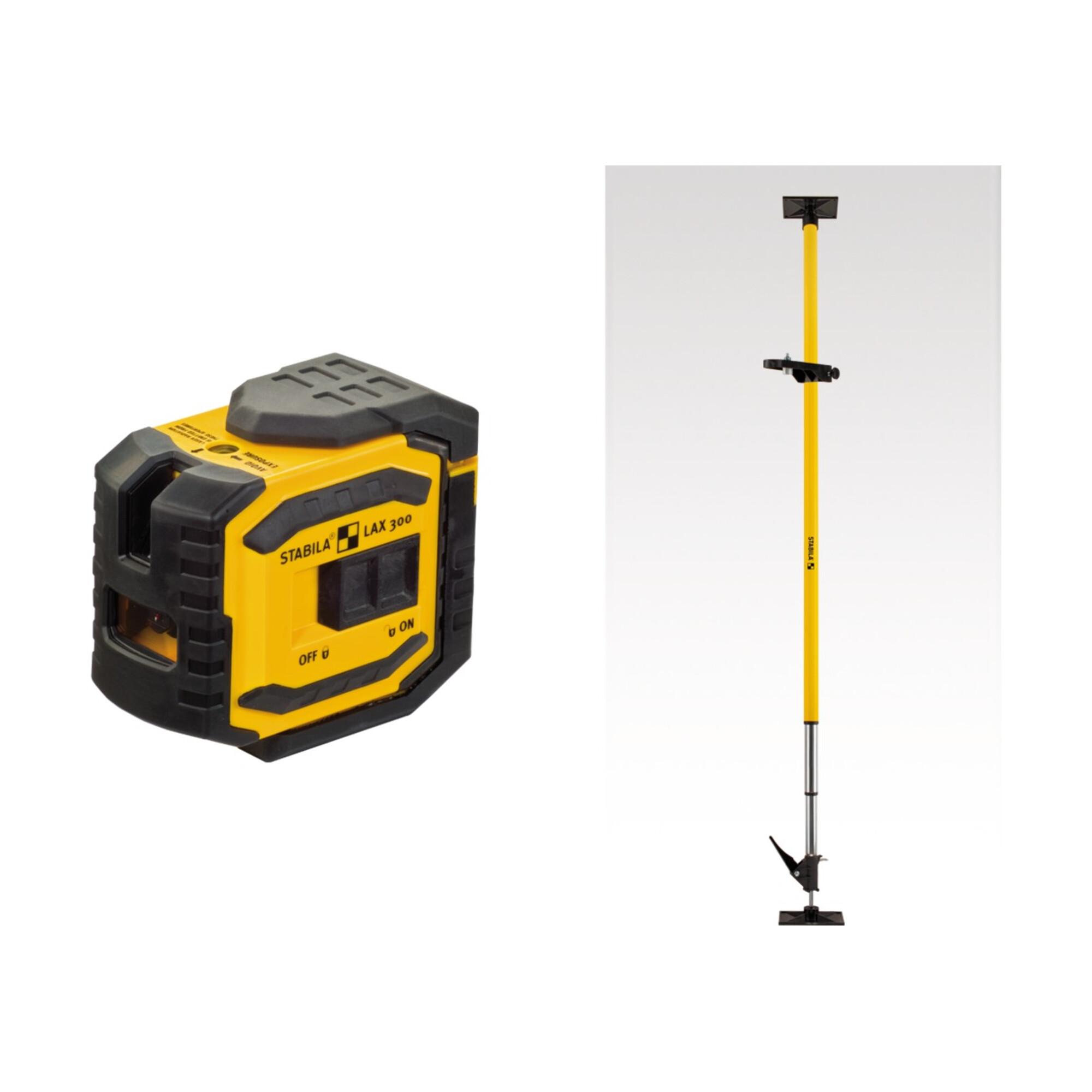 STABILA Kreuzlinien-Lot-Laser LAX 300 5-teiliges Set