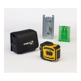 STABILA kruislijnlaser LAX 300 G 30m ± 0,3 mm/m 3xType AA
