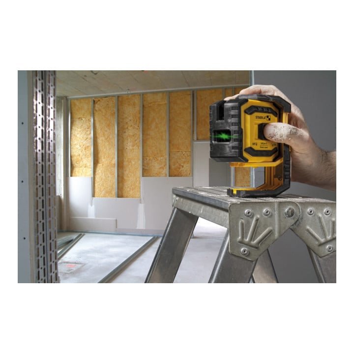 STABILA kruislijnlaser LAX 300 G 30m ± 0,3 mm/m 3xType AA