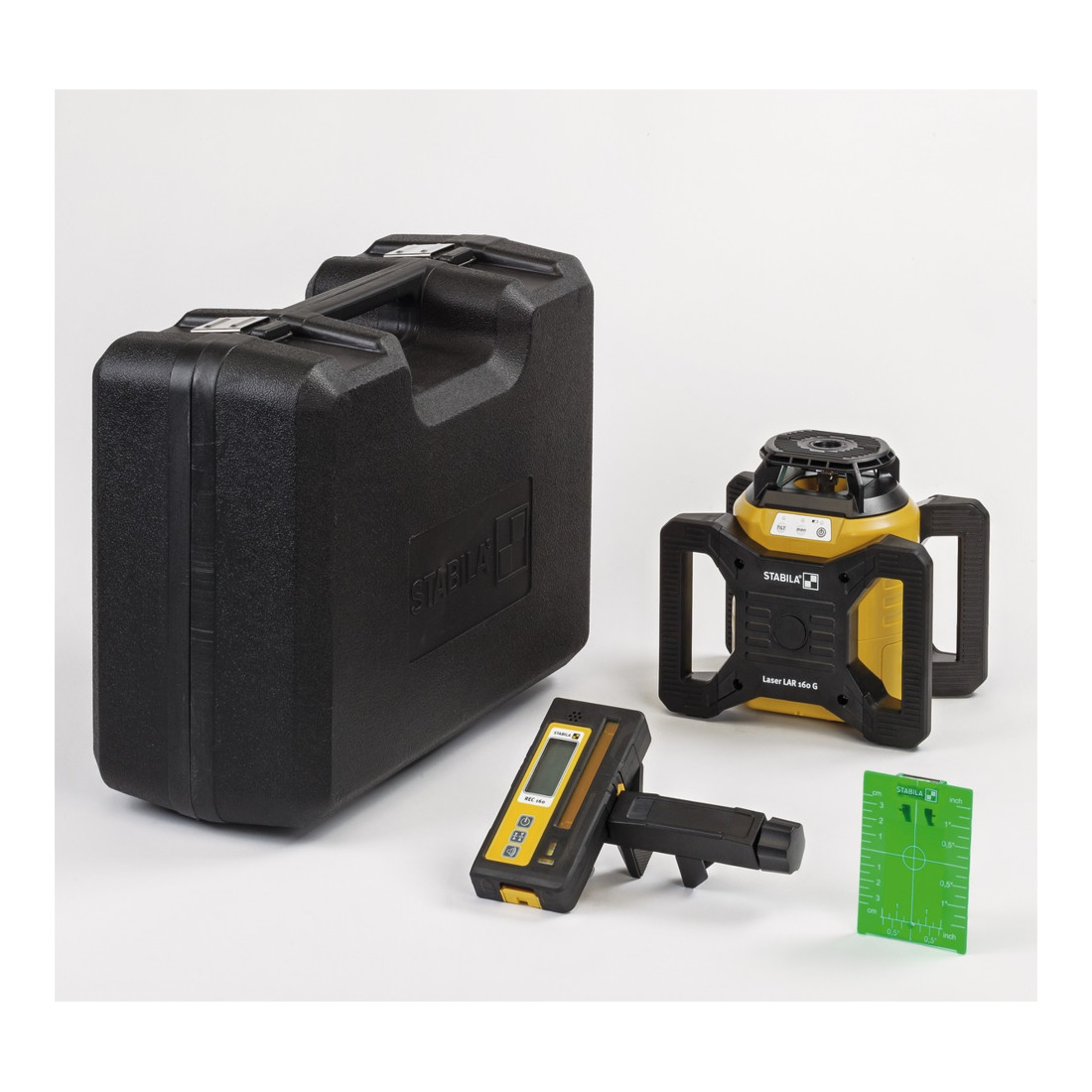 STABILA laser rotatif LAR 160 G, ensemble de 4 pièces